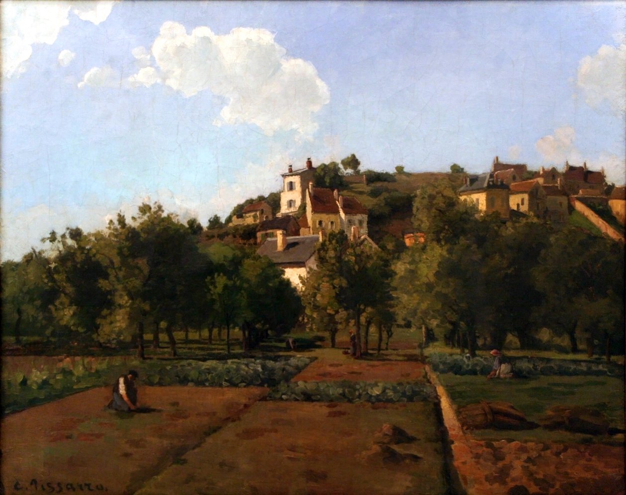 Le Gardin de Mauboisson, Pontoise by Camille Jacob Pissarro