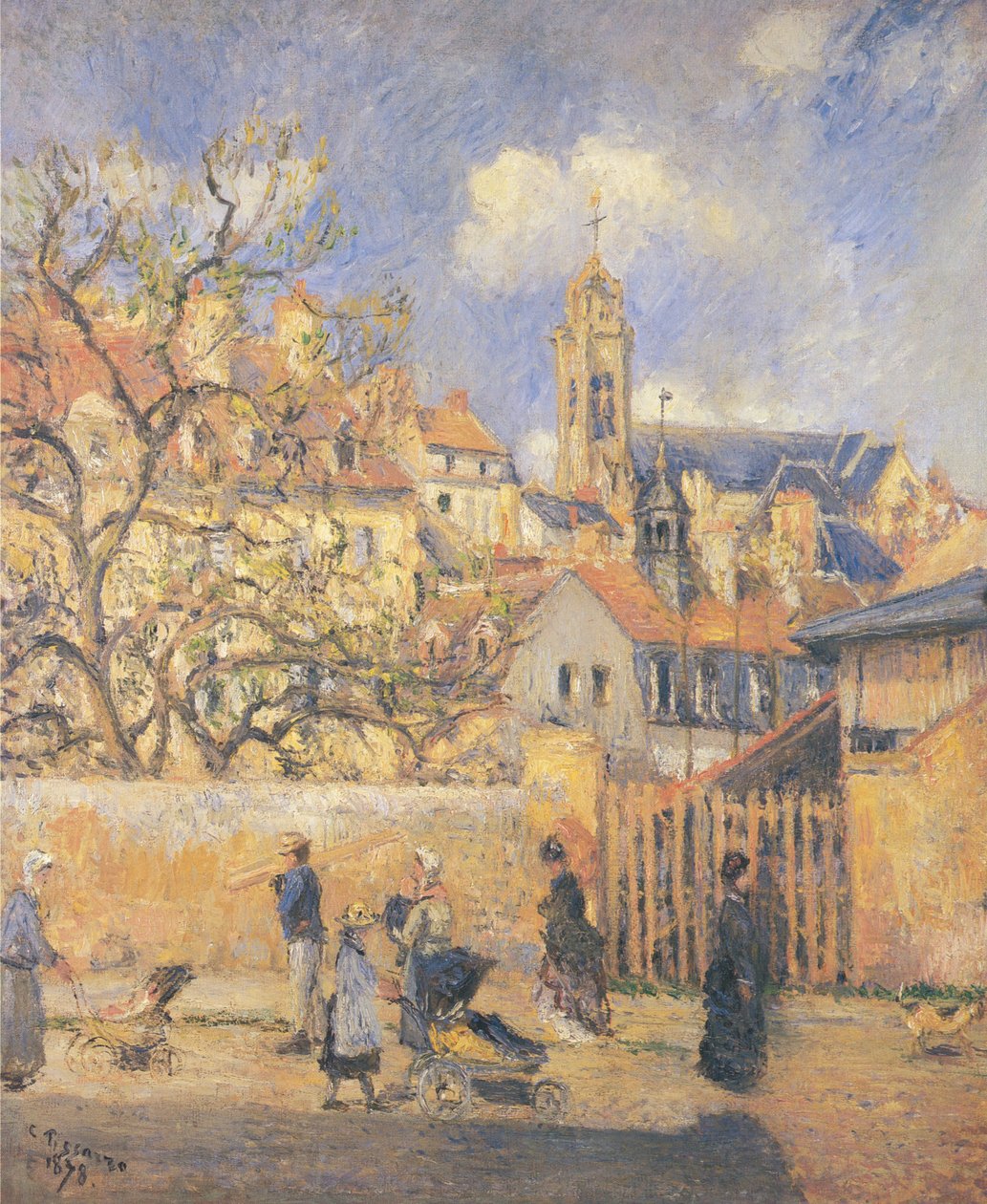 Parc aux Charette, Pontoise by Camille Jacob Pissarro