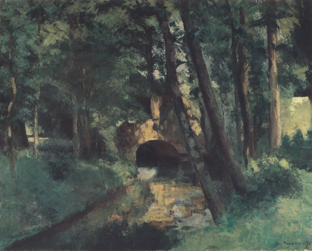 Küçük Köprü by Camille Jacob Pissarro