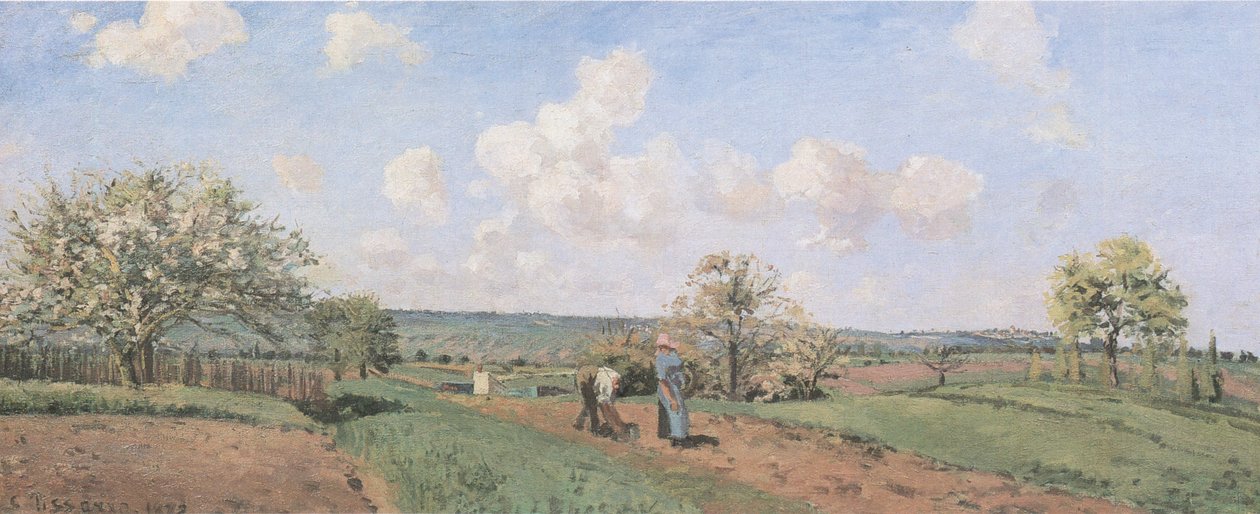 Bahar by Camille Jacob Pissarro