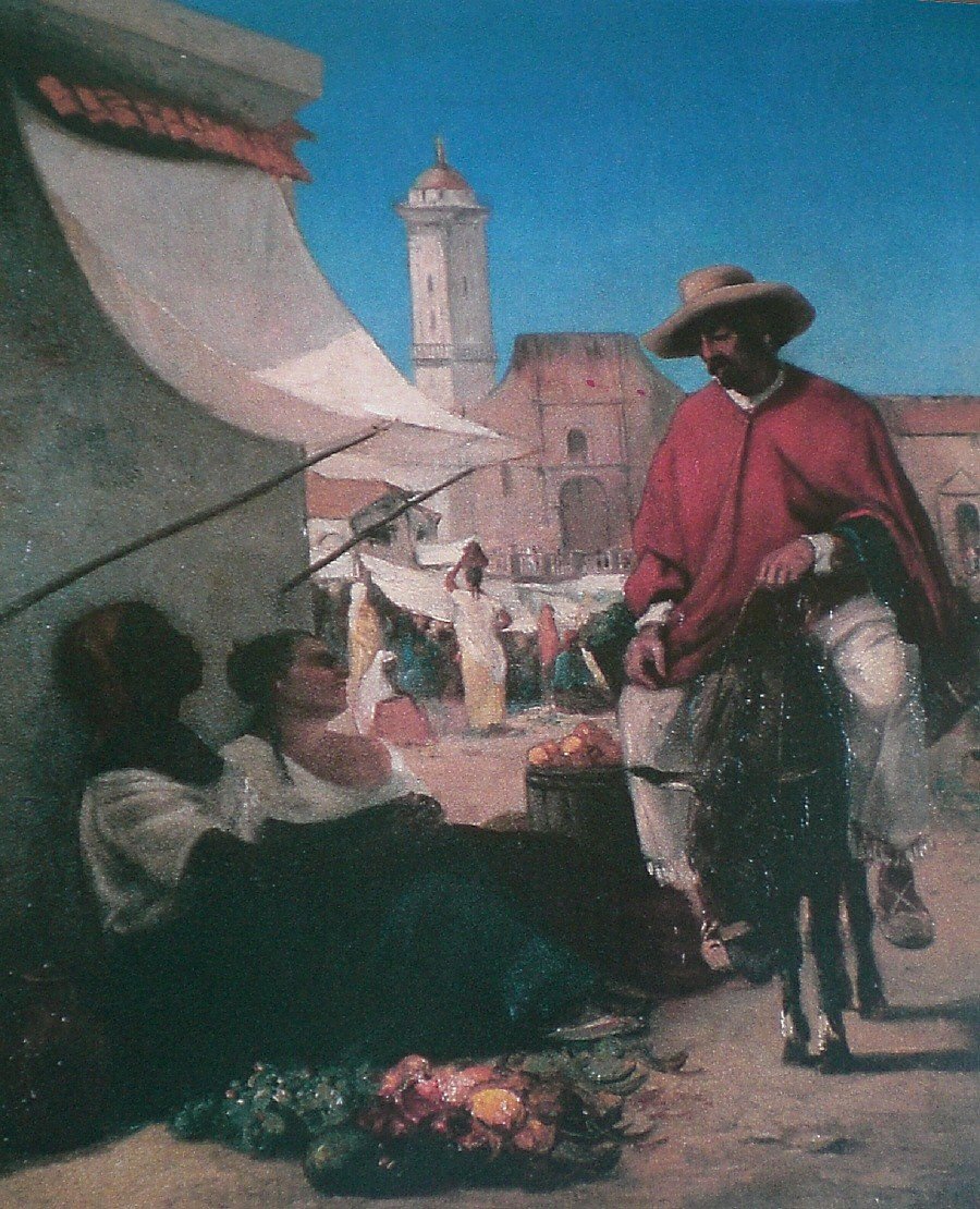 Ana meydan by Camille Jacob Pissarro