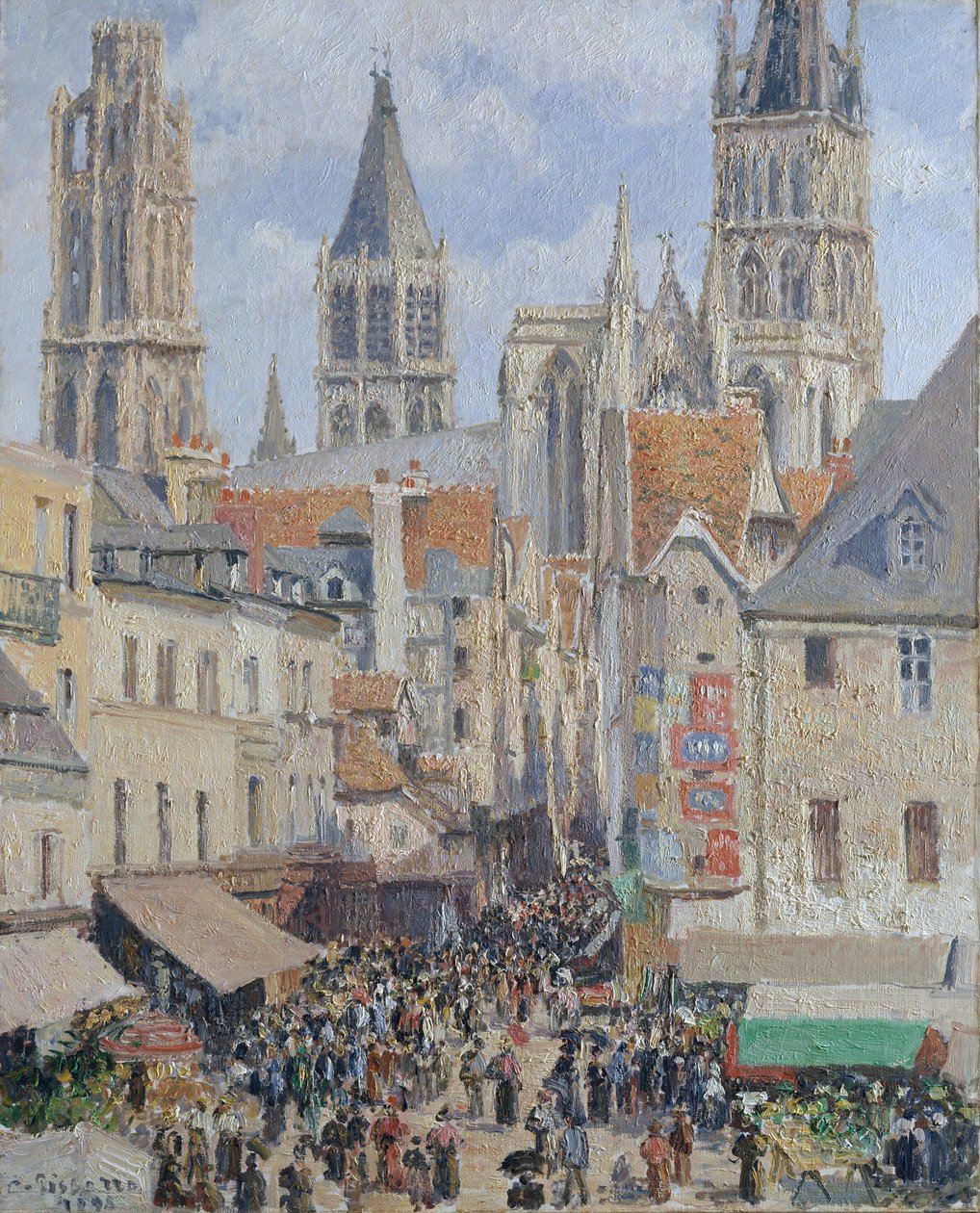 bakkal sokağı by Camille Jacob Pissarro