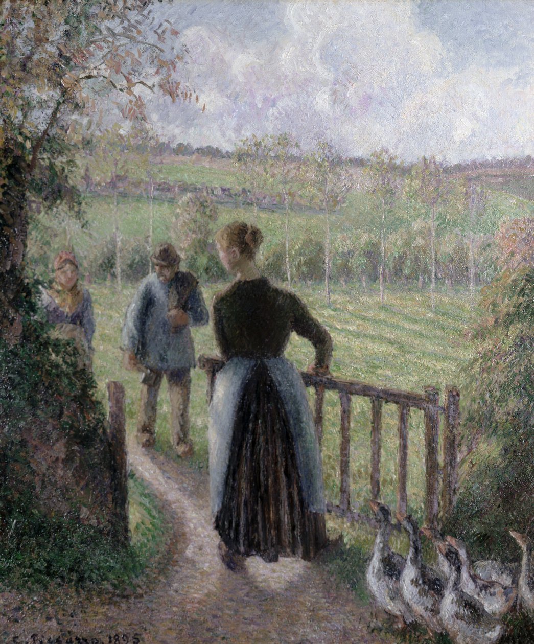 Kazlı Kadın, 1895 by Camille Jacob Pissarro