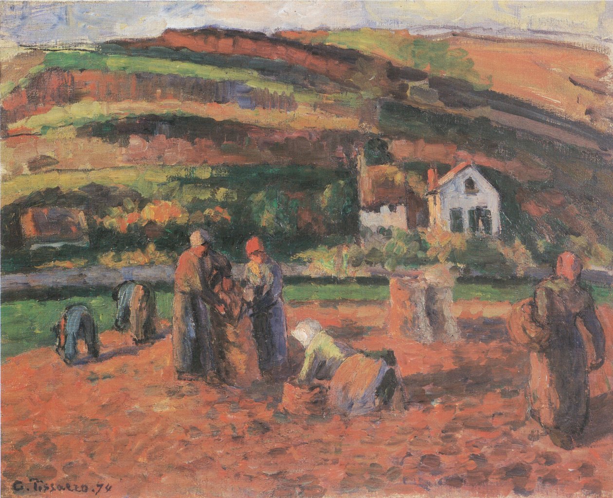 patates hasadı by Camille Jacob Pissarro