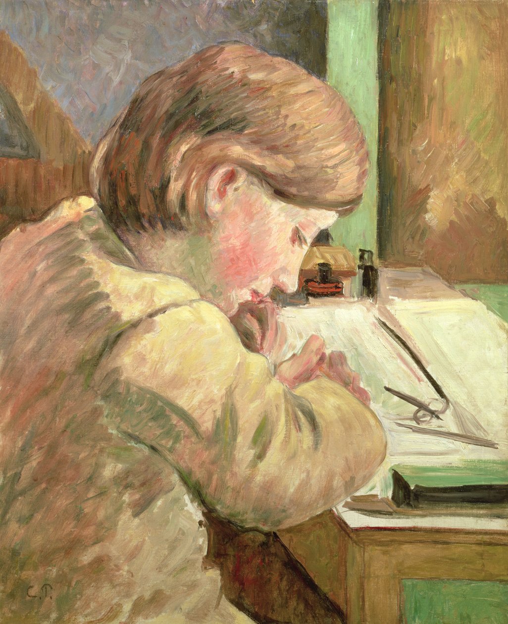 Paul Yazma, c.1894 by Camille Jacob Pissarro