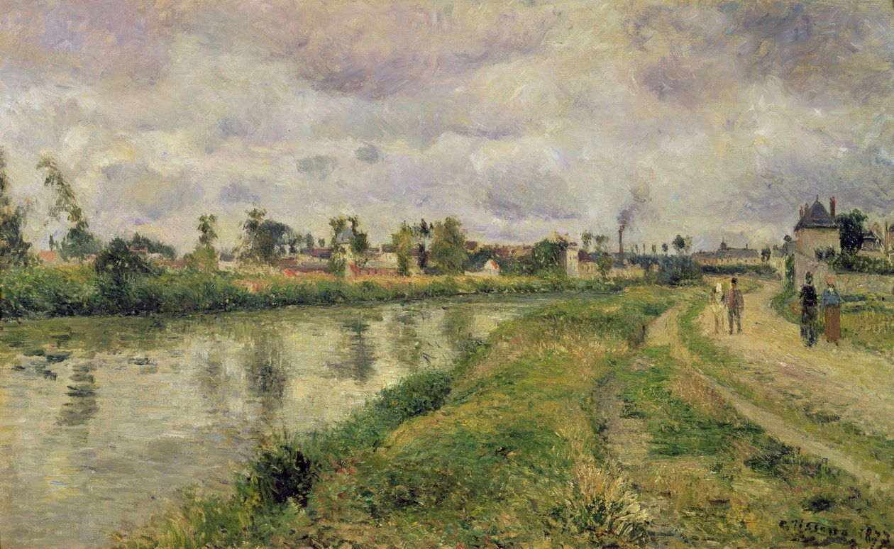 Nehir Manzarası, 1873 by Camille Jacob Pissarro