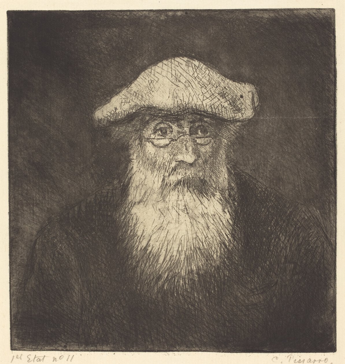 Otoportre, c.1890 by Camille Jacob Pissarro