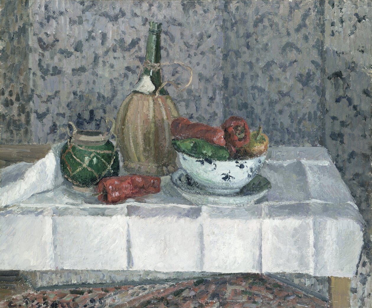 Still Life with Peppers, 1899  by Camille Jacob Pissarro