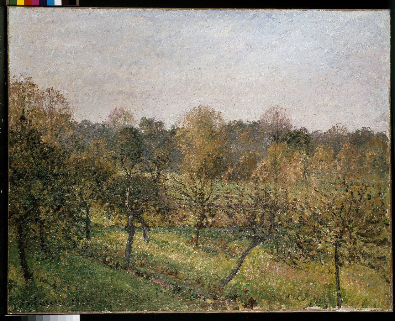 Eragny'de Gün Batımı, 1902 by Camille Jacob Pissarro