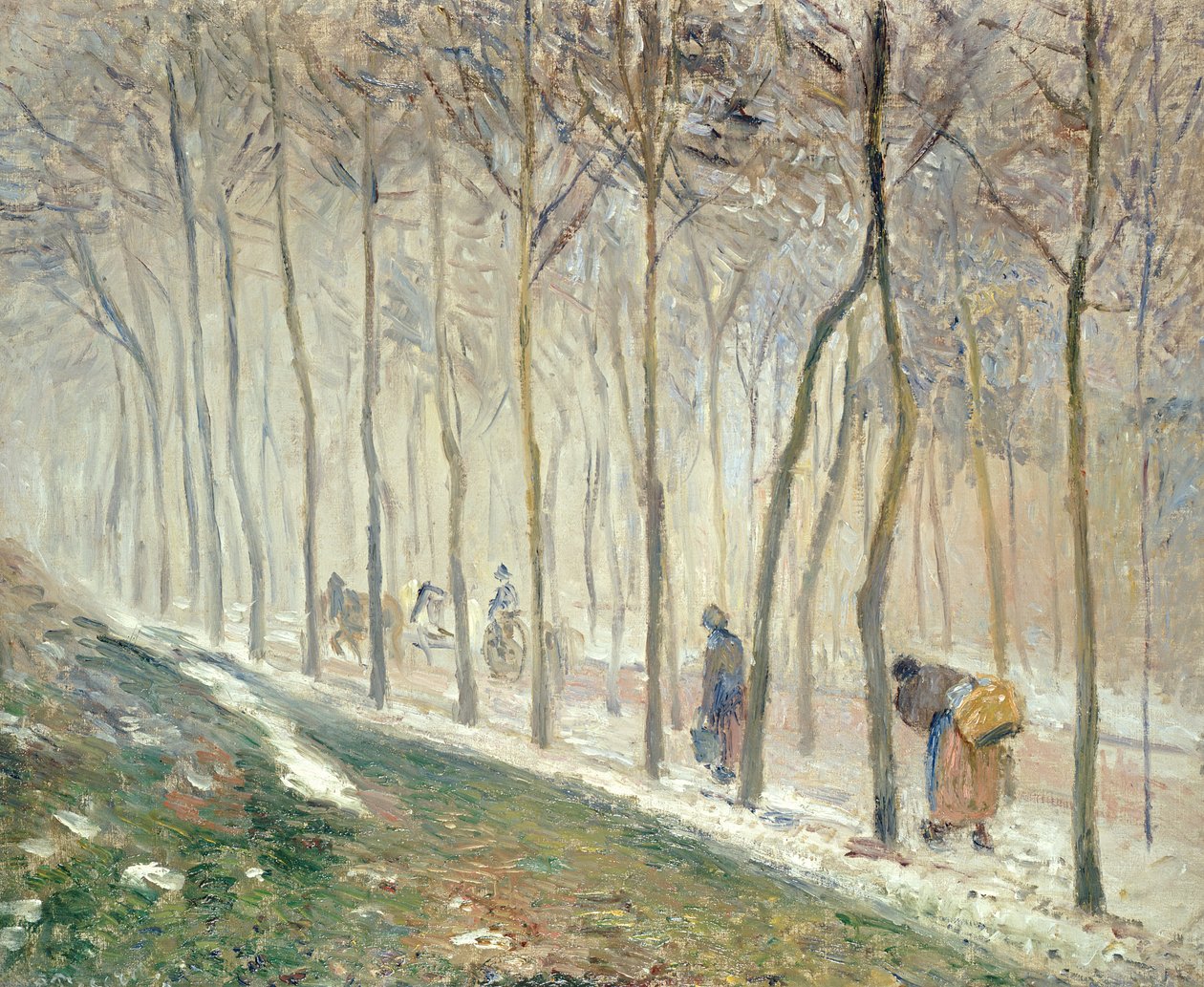 Ahşaptan Geçen Yol by Camille Jacob Pissarro