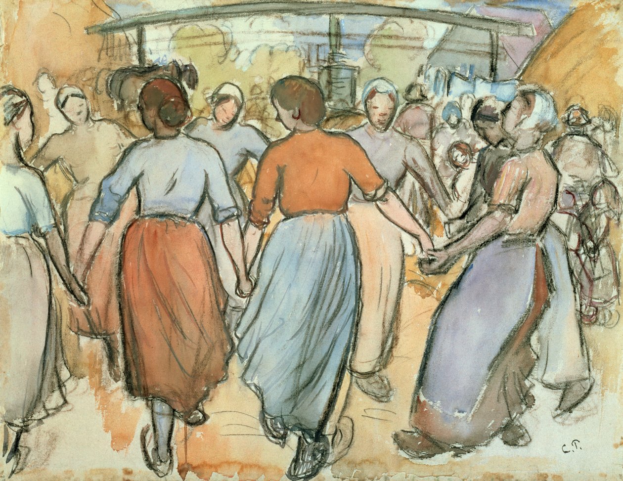 Yuvarlak, c.1884 by Camille Jacob Pissarro