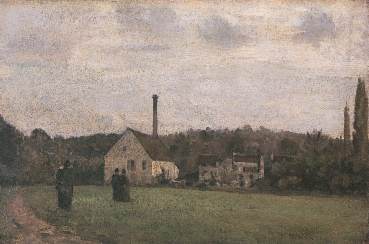 Küçük Fabrika by Camille Jacob Pissarro