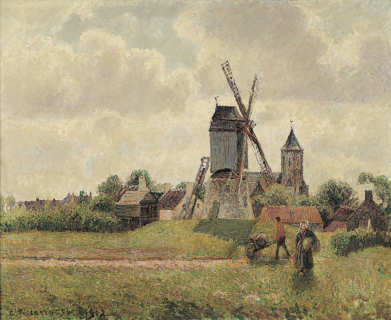 Vieux-Moulin, Knokke 1894, 1902 by Camille Jacob Pissarro