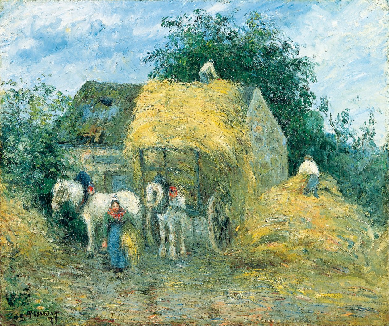 Saman Arabası, Montfoucault by Camille Jacob Pissarro