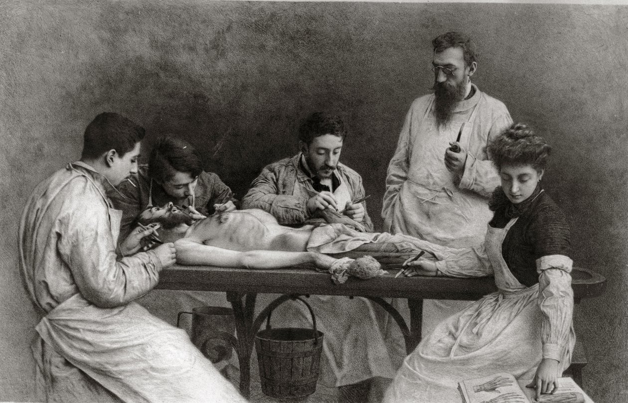 Pratik Okulun Sonu, 1902 by Camille Felix Bellanger