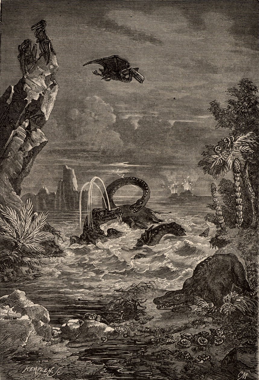 dinozorlar zamanında dünya by Camille Flammarion