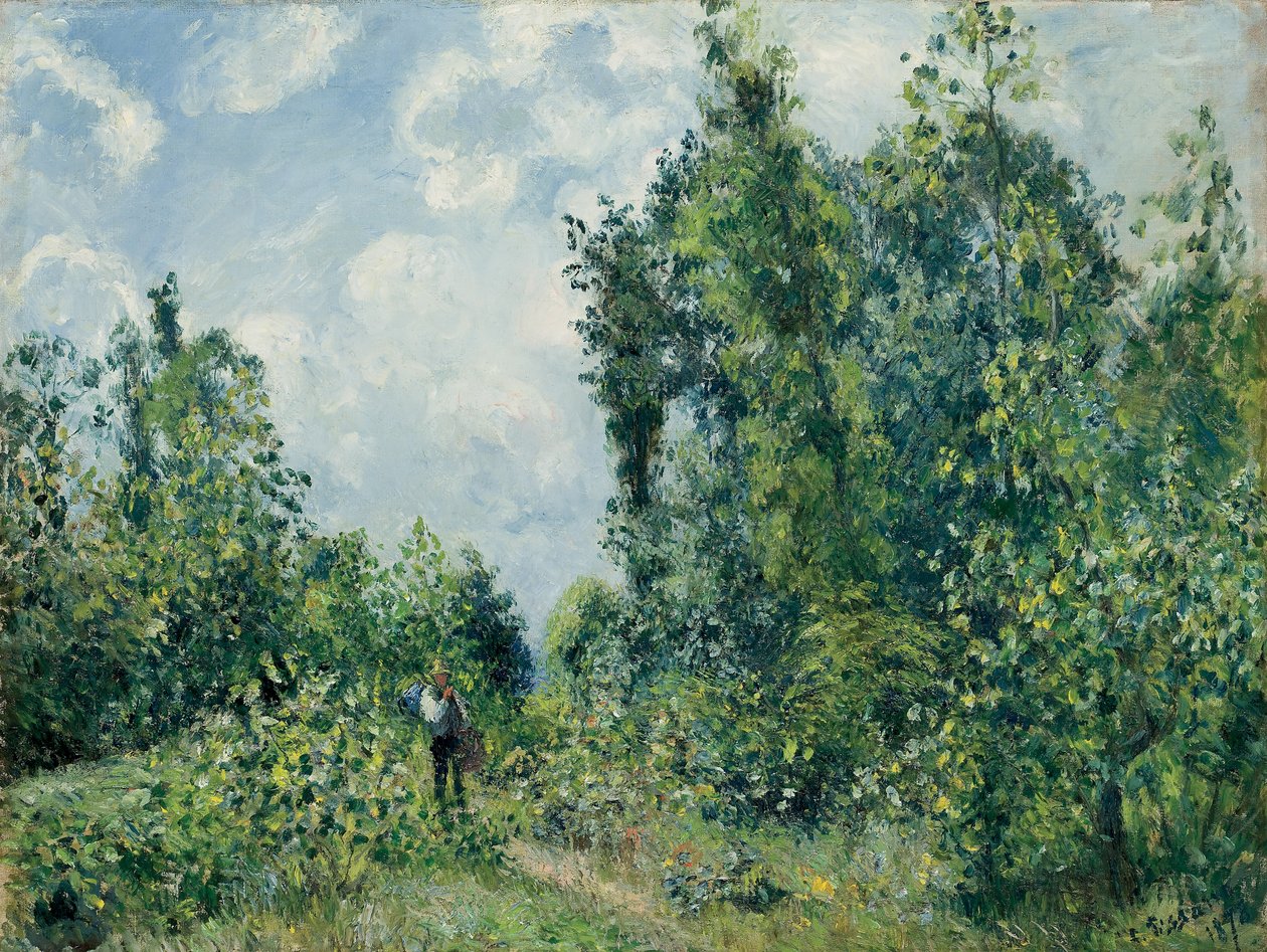 Ormanın Kenarı; Ahşabın kenarı, 1878 by Camille Jacob Pissarro