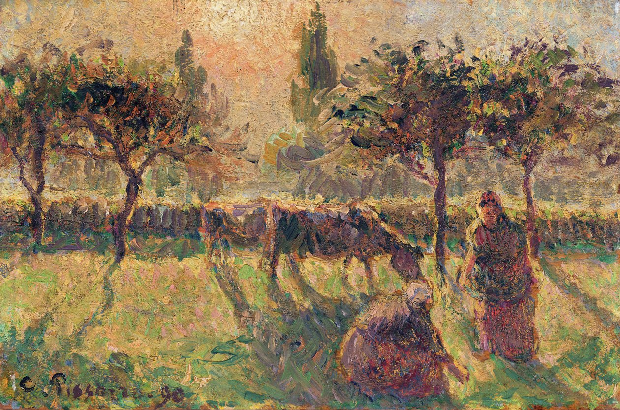 Tarlalarda, 1890 by Camille Jacob Pissarro