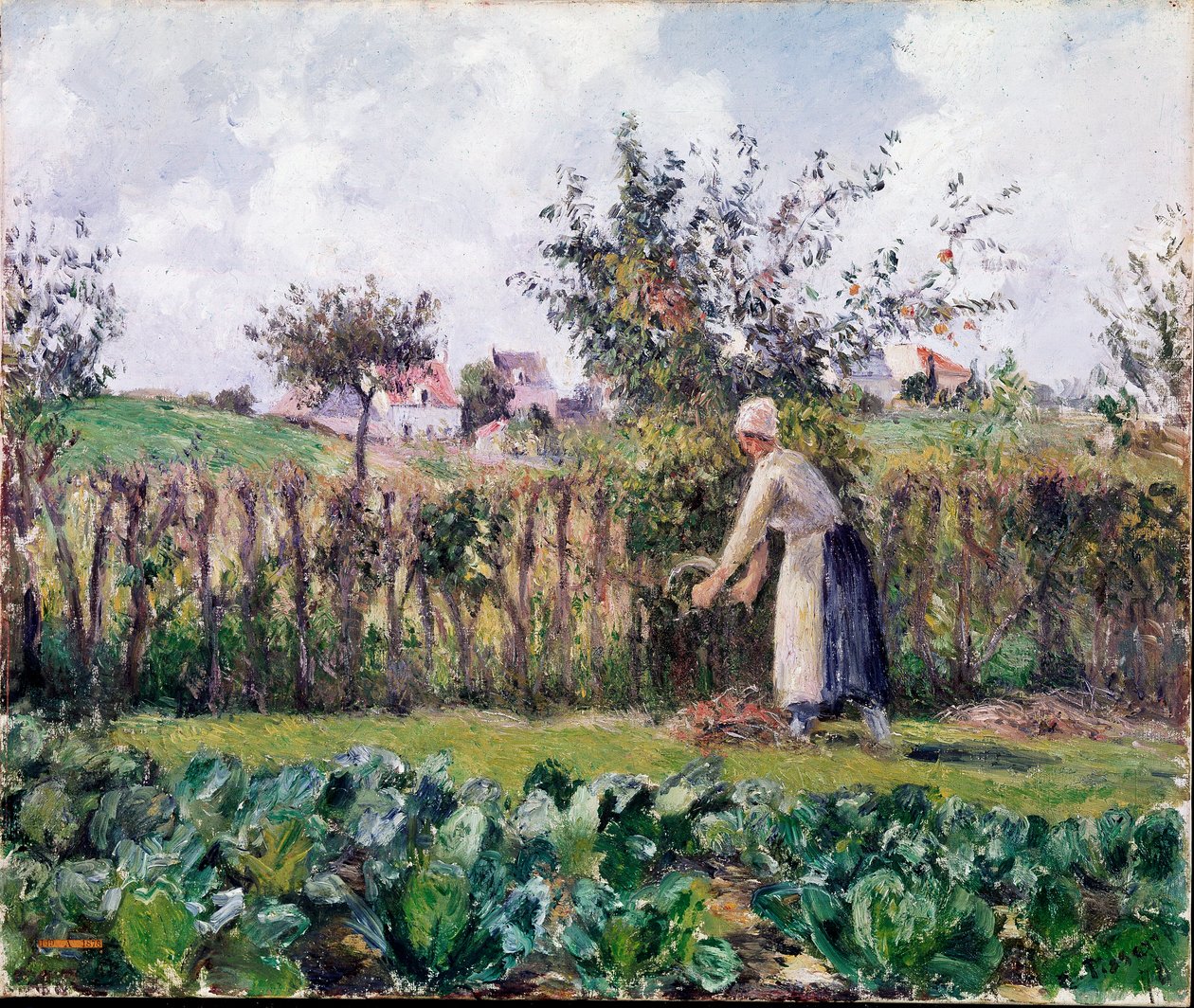 Bahçede by Camille Jacob Pissarro