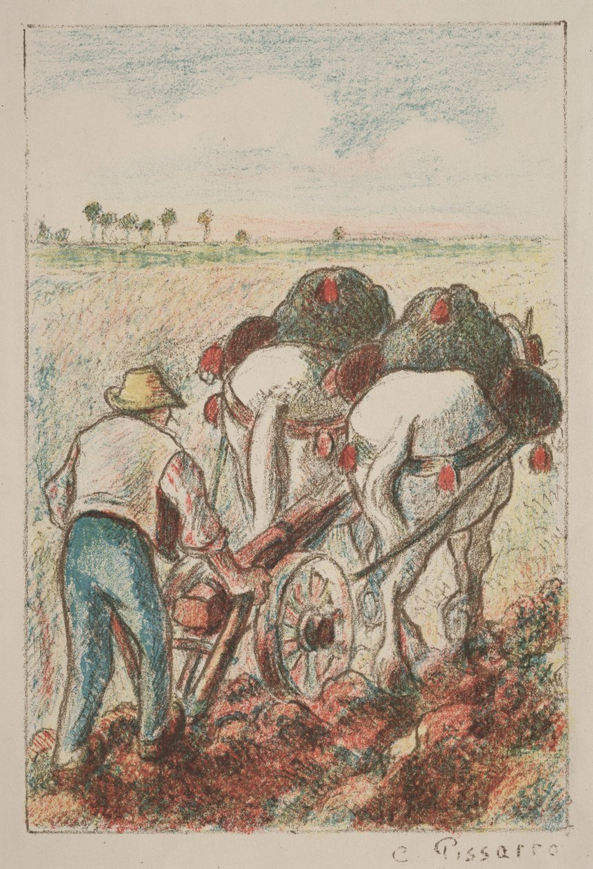 Pulluk, 1901. by Camille Jacob Pissarro