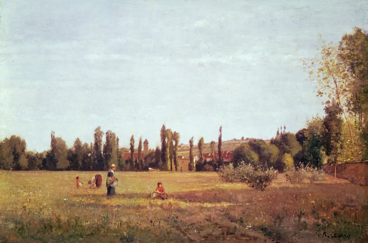 La Varenne de St. Hilaire, 1863 by Camille Jacob Pissarro