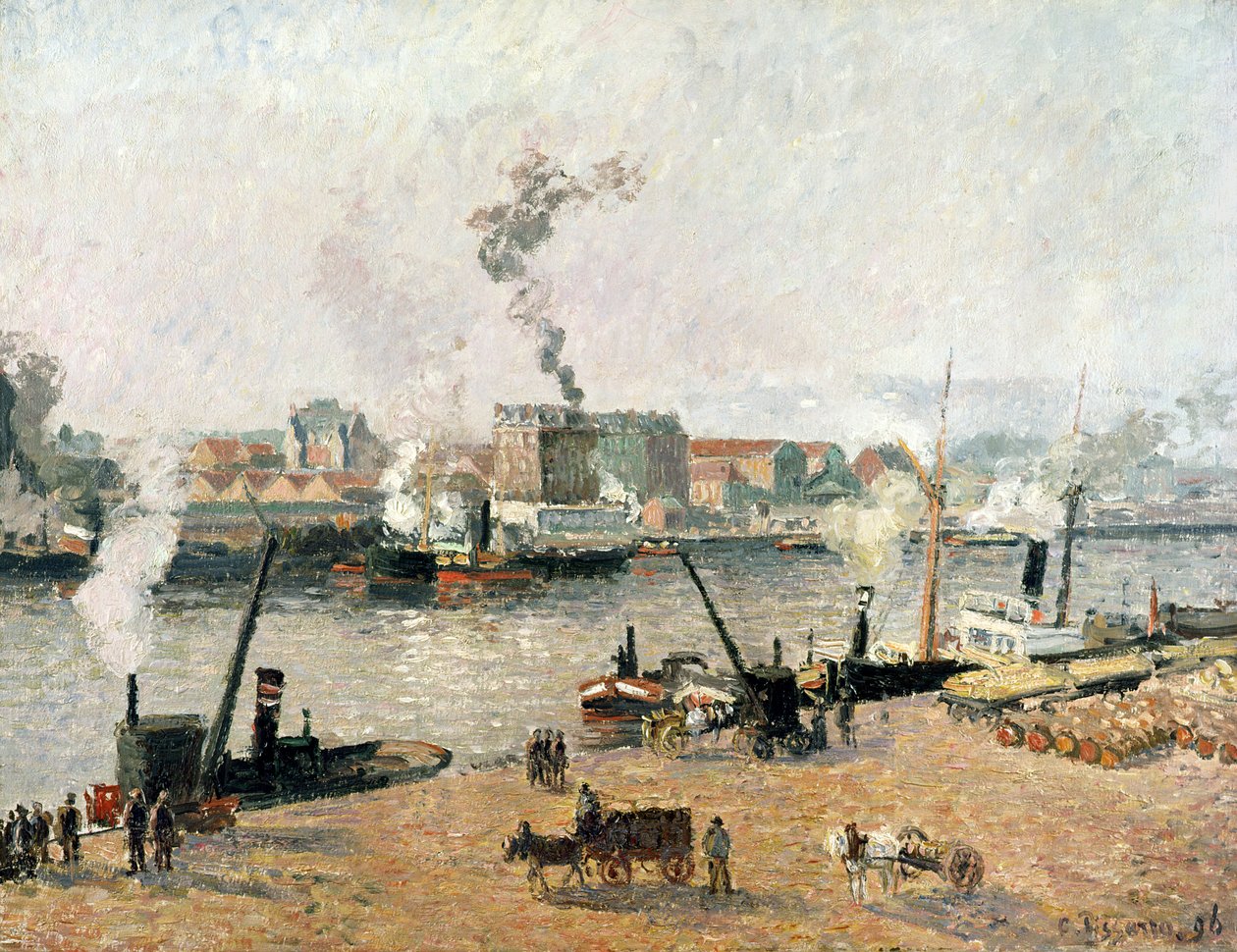 Sisli Sabah, Rouen, 1896 by Camille Jacob Pissarro
