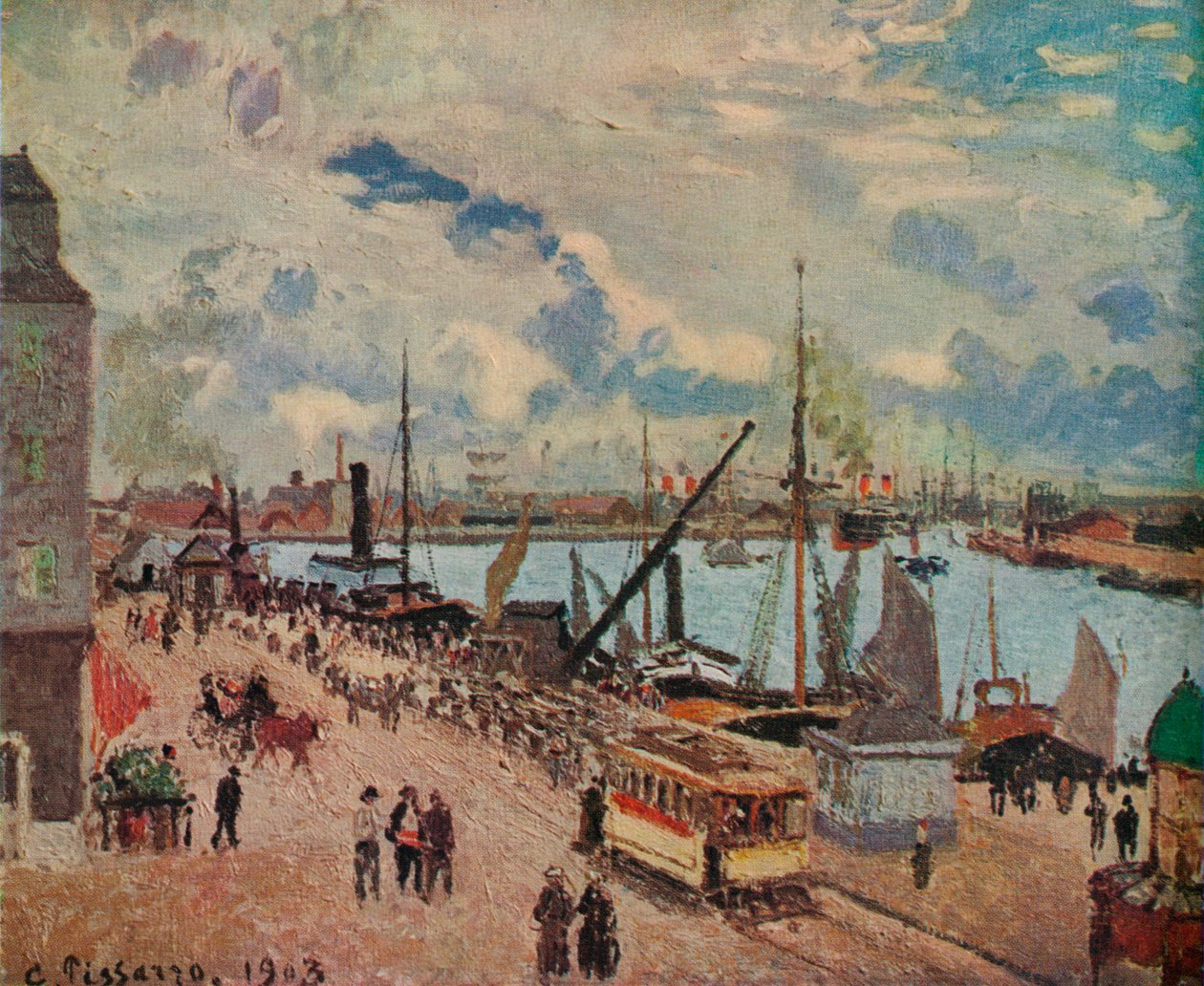 Le Havre Dış Limanı, 1903 by Camille Jacob Pissarro