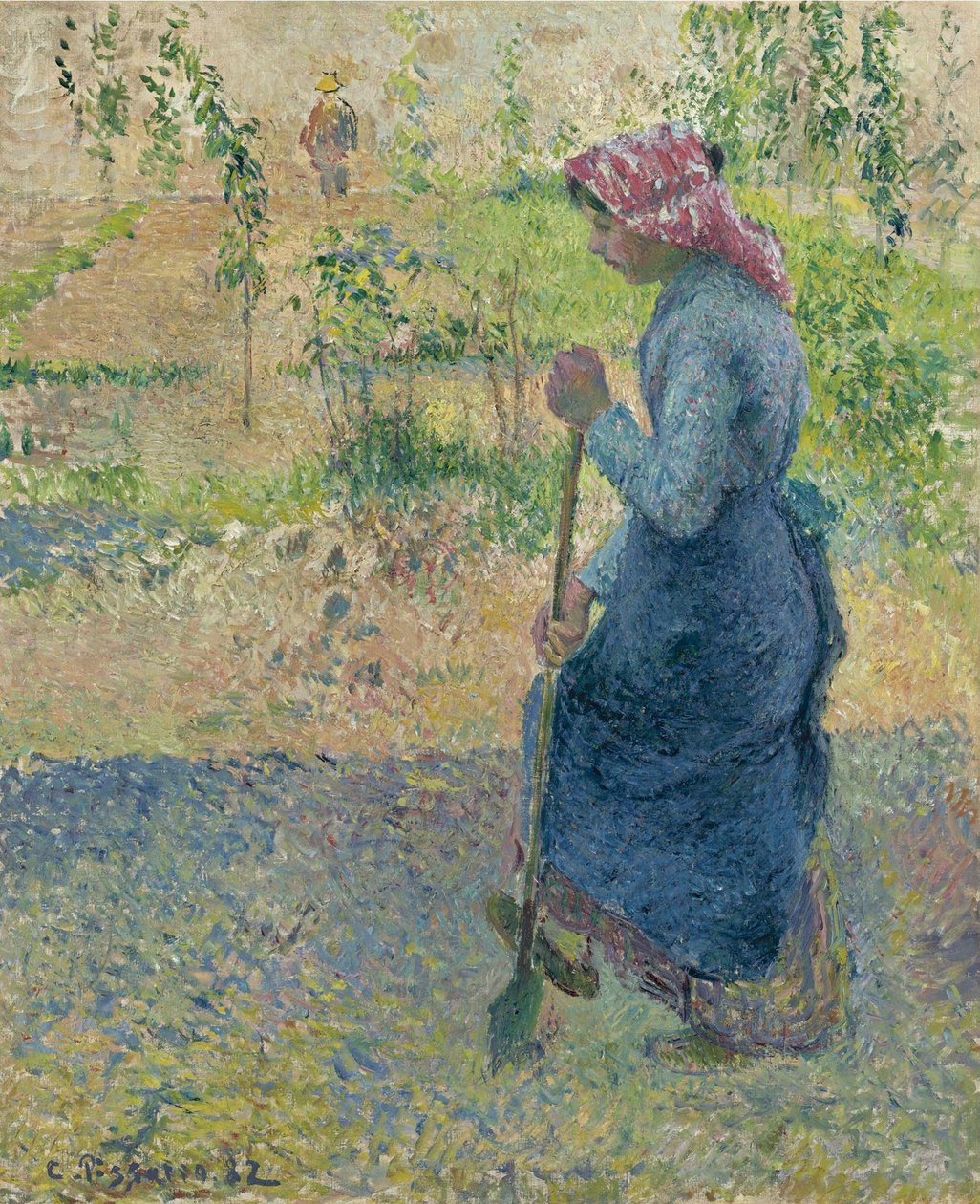 Emekçi Köylü Kız, 1882 by Camille Jacob Pissarro