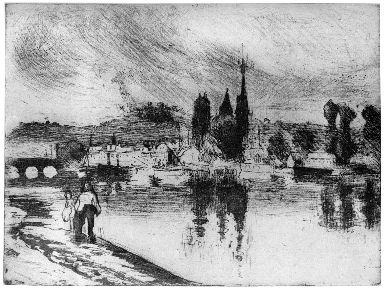 Rouen, Cours la Reine, c1850-1900 1924 by Camille Jacob Pissarro