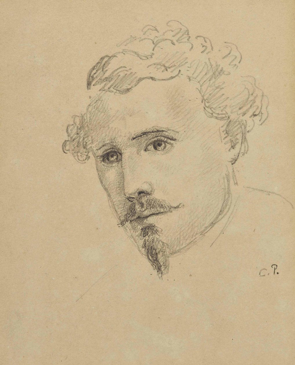Otoportre, c. 1853. by Camille Jacob Pissarro