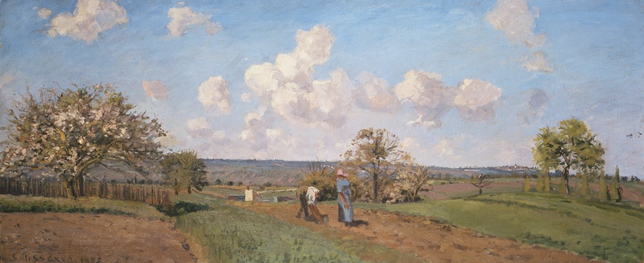 Bahar, 1872 by Camille Jacob Pissarro