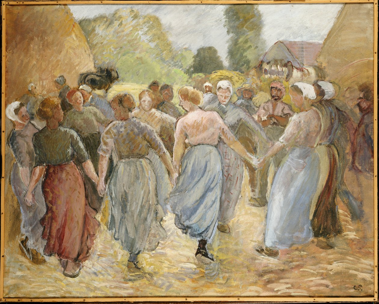 Çember, c.1884 by Camille Jacob Pissarro