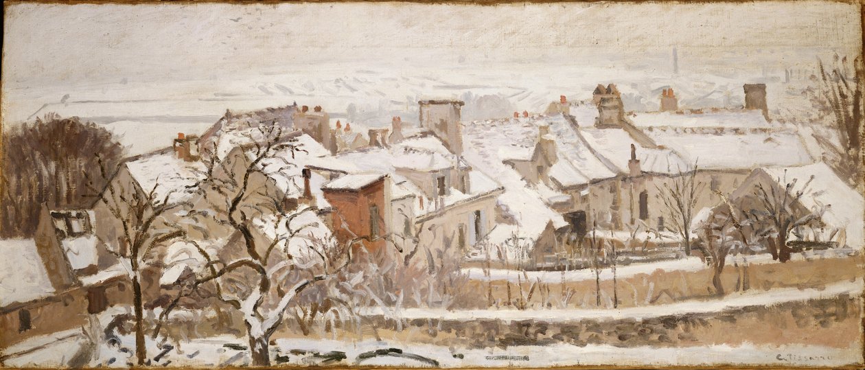 Dört Mevsim: Kış, 1872 by Camille Jacob Pissarro