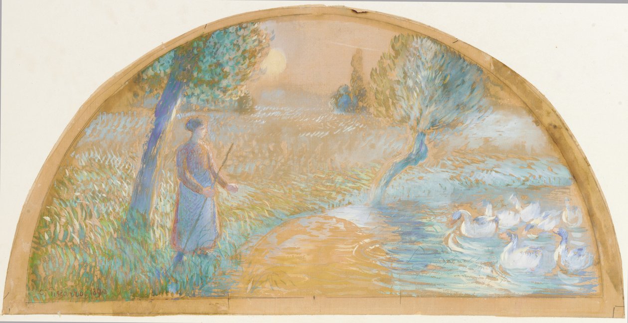 Kaz Kız, 1890 by Camille Jacob Pissarro
