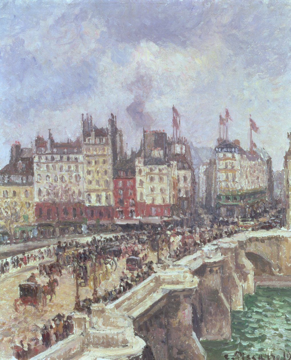 Pont Neuf, 1901 by Camille Jacob Pissarro
