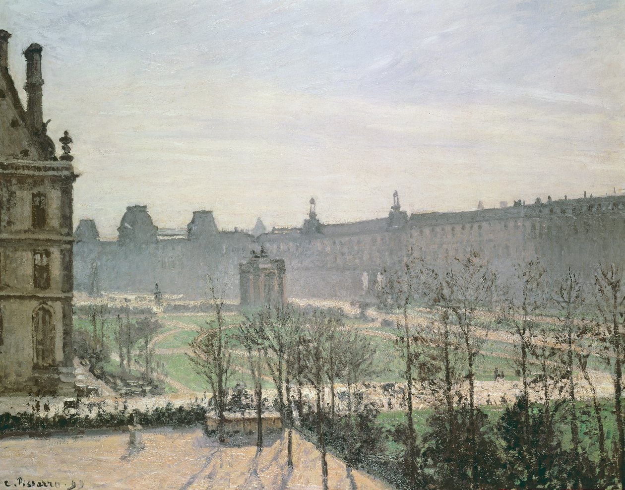 Tuileries, 1899 by Camille Jacob Pissarro
