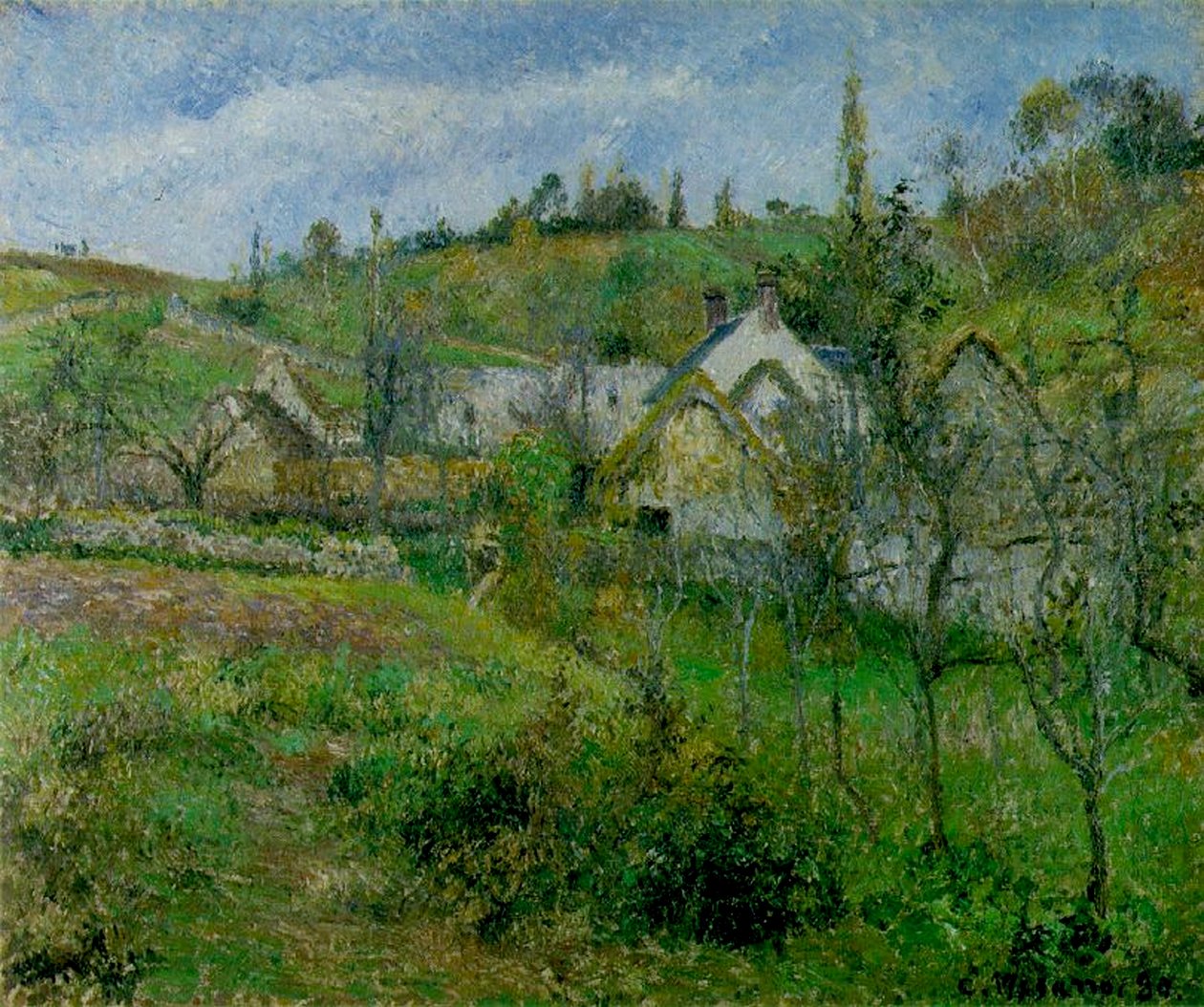 Valhermeil, Pontoise yakınlarında, 1880 by Camille Jacob Pissarro