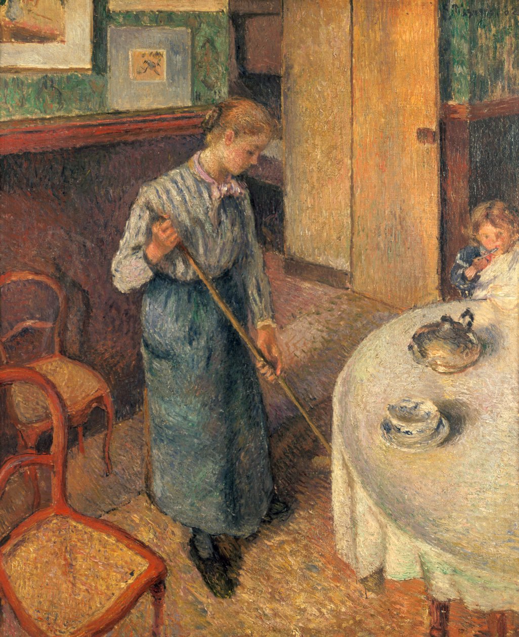 Genç Hizmetçi, 1882 by Camille Jacob Pissarro
