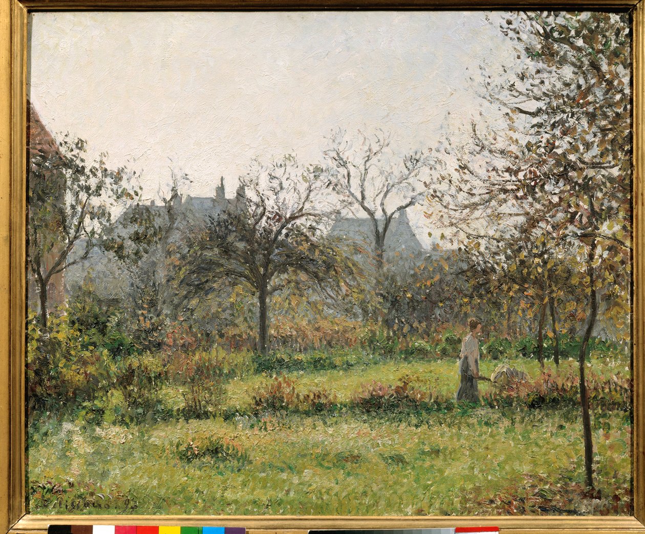 Meyve bahçesindeki kadın, sonbahar matinesi, Camille Pissarro (1830-1903) 1897 Güneş