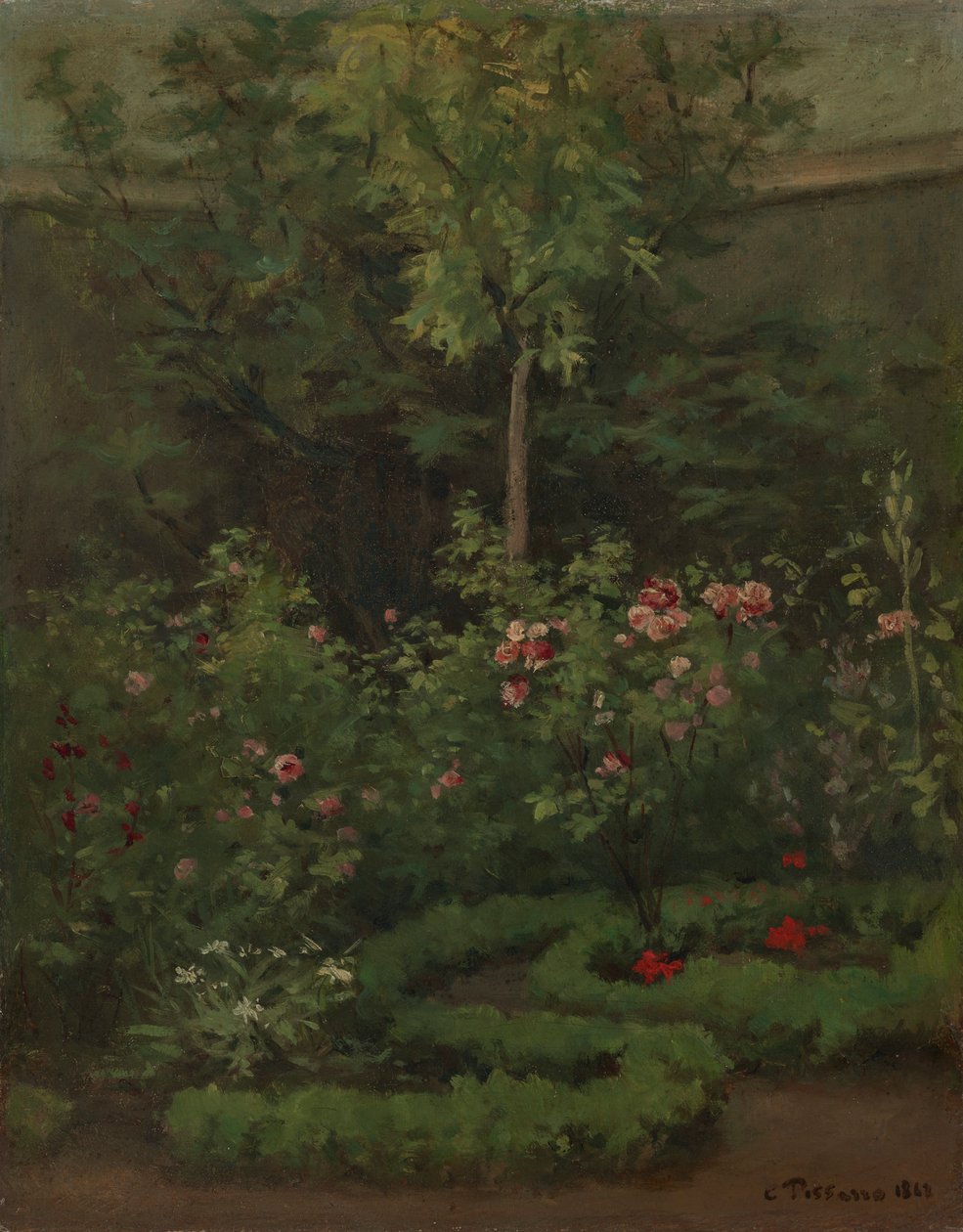 Bir Gül Bahçesi by Camille Pissarro