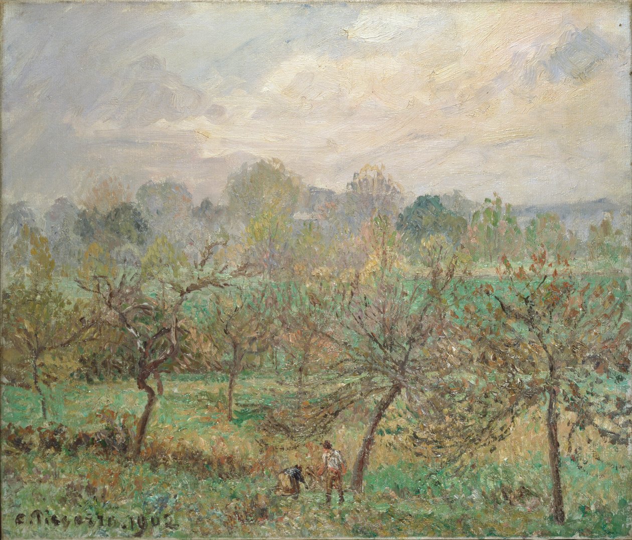 Sonbahar, Sabah Sisi, Éragny-sur-Epte, 1902 by Camille Pissarro