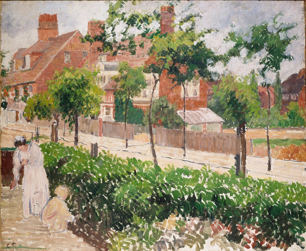 Bath Road, Londra, 1897 by Camille Pissarro