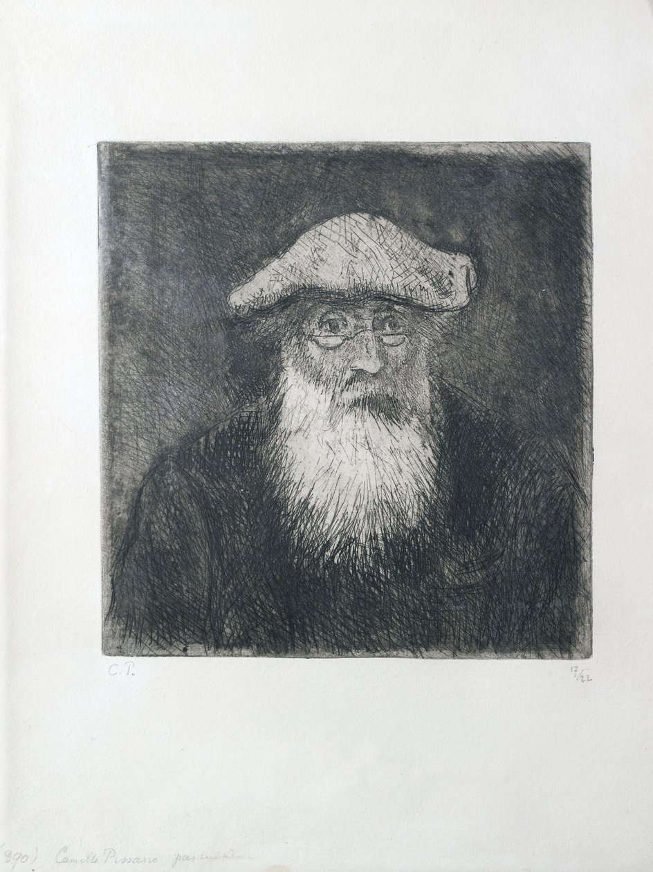 Camille Pissarro, kendi başına, c1890 by Camille Pissarro