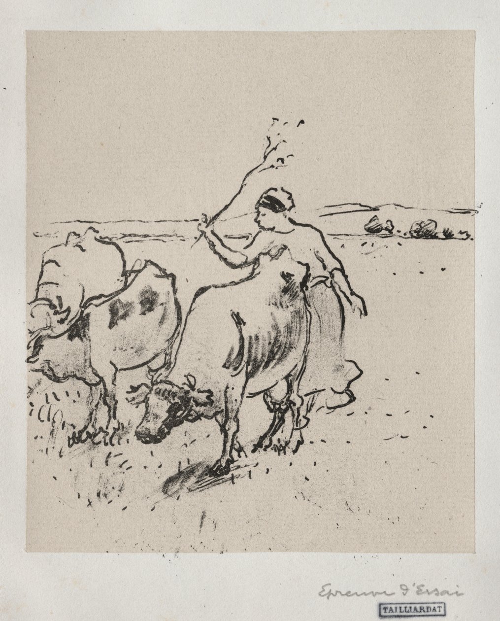 Çoban by Camille Pissarro