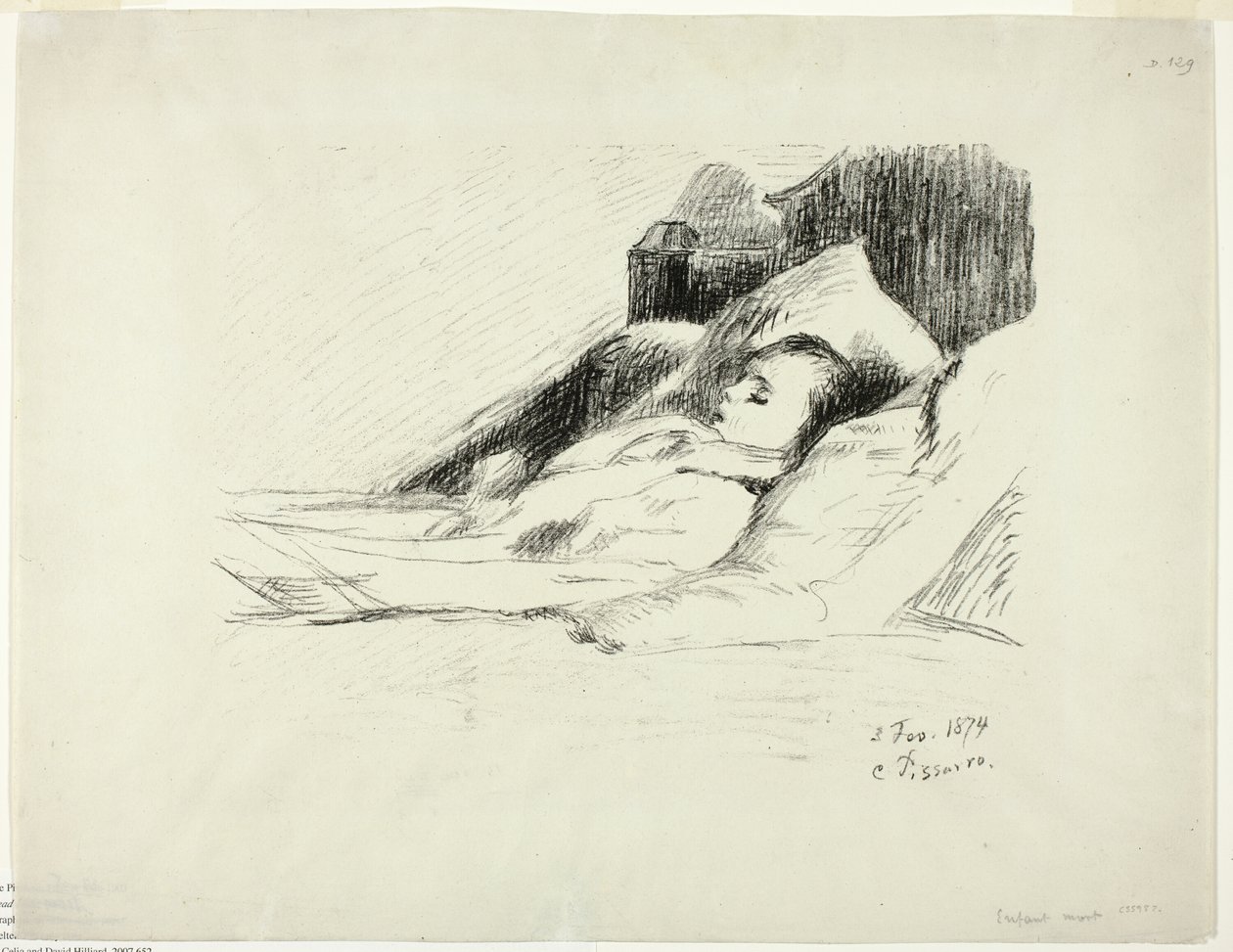 ölü çocuk by Camille Pissarro