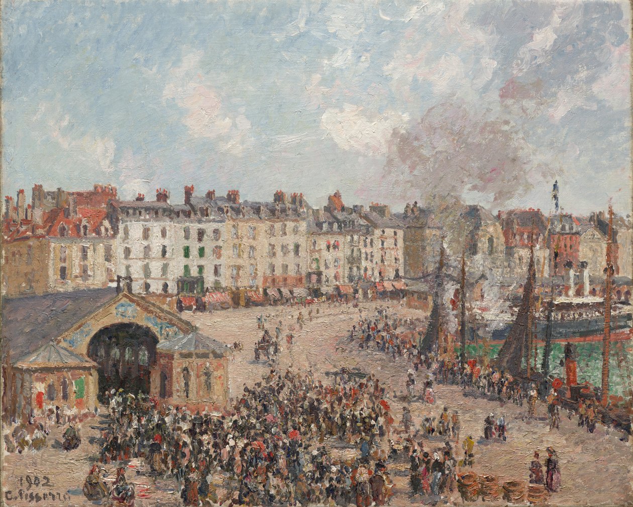 Balık Pazarı by Camille Pissarro