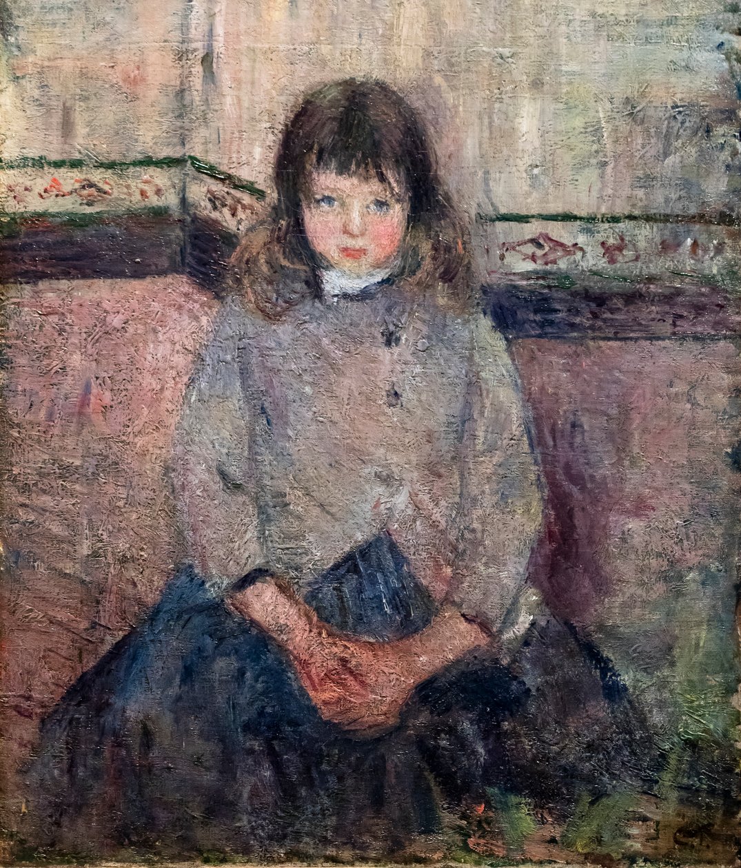 Félix Pissaro etek giymiş by Camille Pissarro