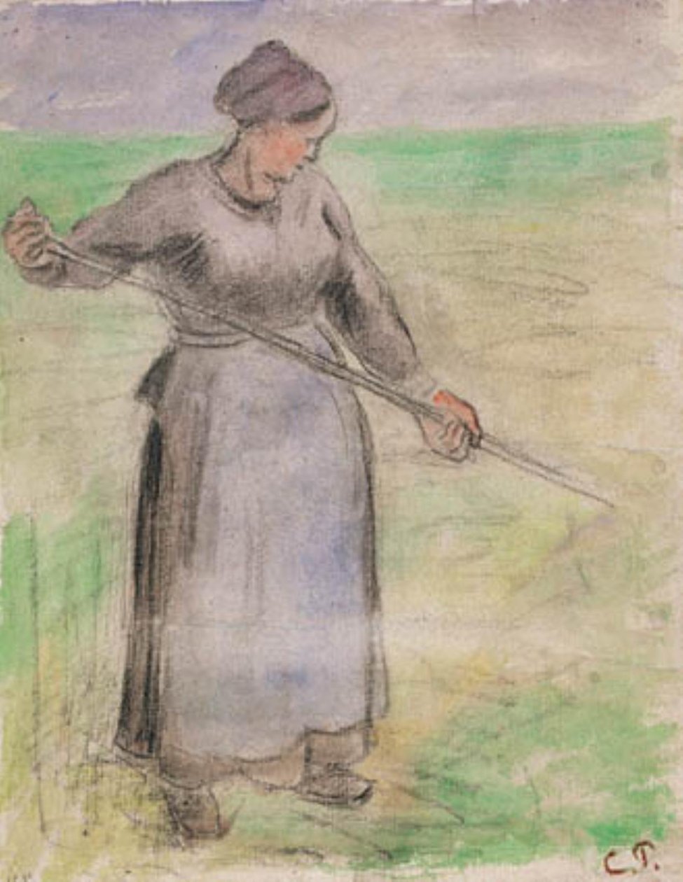 saman makinesi by Camille Pissarro