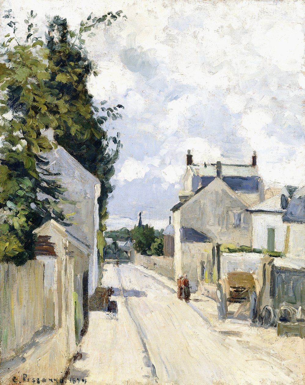 Ermitaj Caddesi, Pontoise by Camille Jacob Pissarro