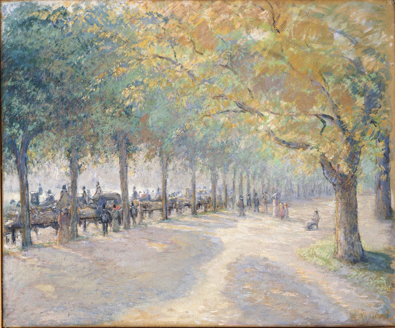 Hyde Park, Londra by Camille Jacob Pissarro